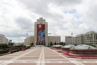 Вечер Минск, столица Беларуси, Европы Редакционное Изображение -  изображение насчитывающей минск, зодчества: 149080755