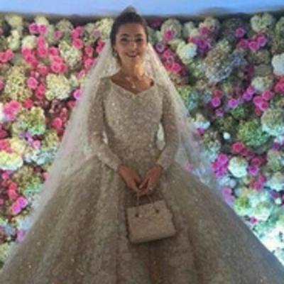 Платье с многометровым шлейфом и звезды: дочь Михаила Гуцериева вышла замуж