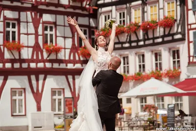 Русская свадьба в Германии в августе