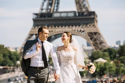 Свадебная фотосессия в Париже с русским фотографом