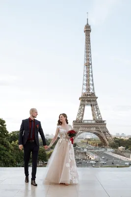 Свадебная фотосессия в Париже с русским фотографом