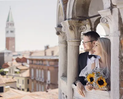 Свадьба в Венеции фото фотографии