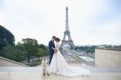 Свадебная фотосессия в Париже Светланы и Романа