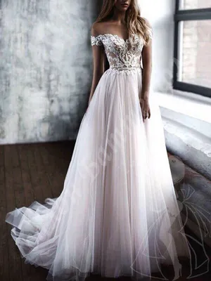 Свадебное платье А-силуэт (принцесса) в пол из атласа большого размера с  рукавами кружевное закрытое 2022 №10926