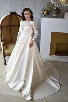 Свадебное платье А-силуэт (принцесса) 2021 №10582