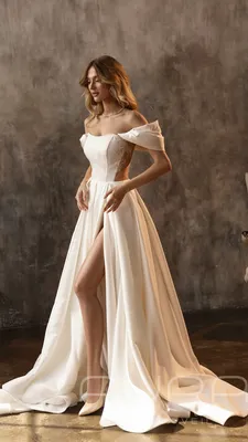 Всегда красивые женские свадебные платья без рукавов с открытыми плечами и  скользящим шлейфом в форме сердца для невесты – лучшие товары в  онлайн-магазине Джум Гик
