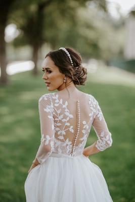 длинное свадебное платье в пол артикул 202790 цвет белый👗 напрокат 7 000 ₽  ⭐ купить 24 000 ₽ в Нижнем Новгороде