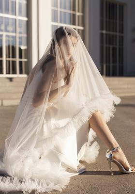 Пышное свадебное платье расшитое цветами артикул 103509 цвет розовый👗  напрокат 7 900 ₽ ⭐ купить 31 800 ₽ в Нижнем Новгороде