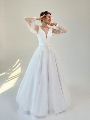 Купить свадебное платье Эйра Наталья Романова из коллекции 2024 года в  салоне «Мэри Трюфель» в Нижнем Новгороде