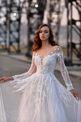 Свадебное платье Колин 👗 А-силуэт из коллекции Deligth ♡ в Нижнем Новгороде  - Gabbiano