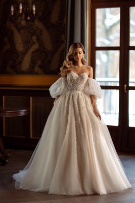 Стильное свадебное платье - прокат от 6900 руб. | Санкт-Петербург