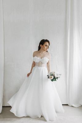 Свадебное платье Агостина 👗 А-силуэт из коллекции Allure ♡ в Казани -  Gabbiano