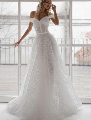свадебное платье с глубоким декольте артикул 204996 цвет белый👗 напрокат  10 000 ₽ ⭐ купить 80 000 ₽ в Москве