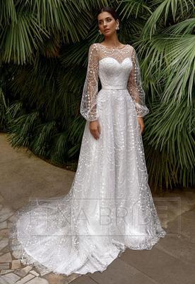 Свадебное платье Урсула в Москве - Примерка в салоне