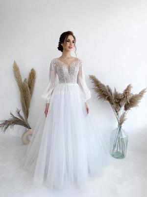 Свадебное платье Лаура 👗 из коллекции Dezire Пышное ♡ в Новосибирске -  Gabbiano