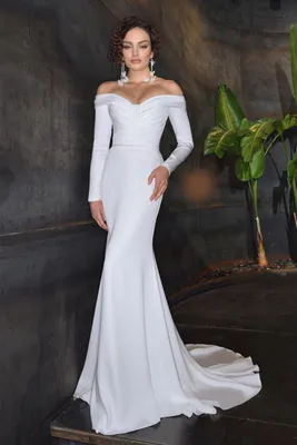 Свадебное платье белое в пол артикул 222524 цвет белый👗 напрокат 8 000 ₽ ⭐  купить 18 000 ₽ в Москве