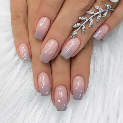 Матовый френч миндаль | Manicure, Oval nails, Pretty nails