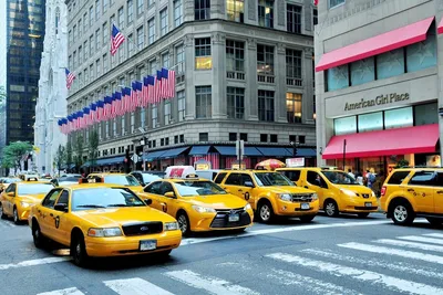 Новое зеленое такси Нью-Йорка - Apple Green Taxi / Boro Taxi
