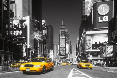 Такси Нью-Йорка, Таймс площадь Редакционное Стоковое Фото - изображение  насчитывающей туризм, время: 34808653