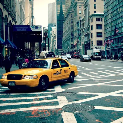 Машины нью-йоркского такси - Samsebeskazal
