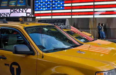 Модульная картина Такси Нью Йорка – ART-VEK