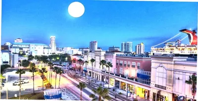 Тампа, Флорида, горизонт США городской на заливе Стоковое Изображение -  изображение насчитывающей американская, ландшафт: 142950915