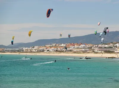 Old town of Tarifa with views of Morocco, Andalusia, Spain, Europe -  SuperStock
