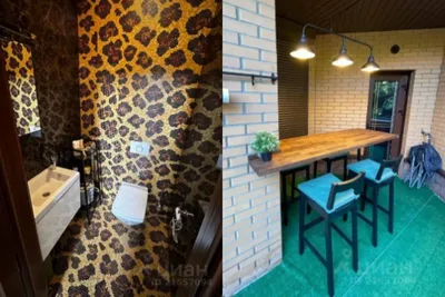 За 40 млн рублей продают таунхаус с леопардовым санузлом в Новосибирске