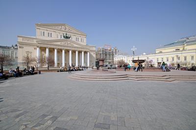 Театральная площадь Москва фото