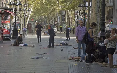 Теракт в Барселоне 17 августа: видео и фото с места теракта