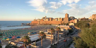 Termoli, Molise/Italy the old fishing village with the Swabian Castle.  Stock Photo by ©LuigiB2302 308477186