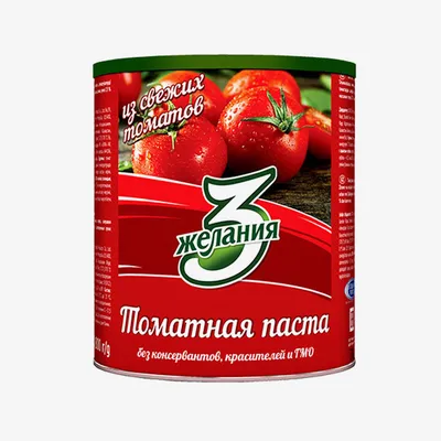 Паста 3 Желания томатная 400 г | Томатная паста | Arbuz.kz