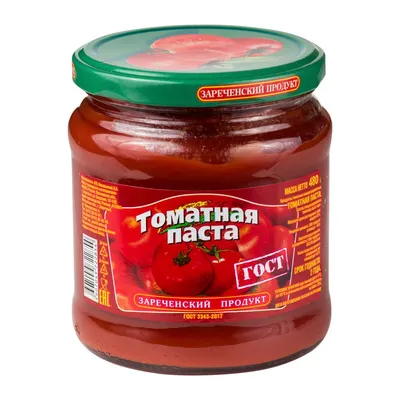 Продукты томатные концентрированные, томатная паста «Зареченский продукт» |  Товары от Роскачества