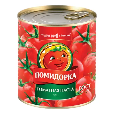 Паста томатная Помидорка 770 г - отзывы покупателей на маркетплейсе  Мегамаркет | Артикул: 100023361587
