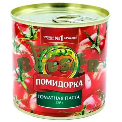 Томатная паста Помидорка 70гр. ж/б с ключом