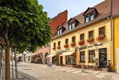 View Of The Old Town Of Torgau In Saxony, Germany Stock Photo, Picture and  Royalty Free Image. Image 108391589.