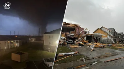 Последствия смертельного торнадо в США попали на фото. Город в руинах | РБК  Life