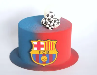 Торт Футбольный Клуб Барселона FCB Мальчику на 12 лет | Торт, Идеи торта  для мальчиков, Большие торты