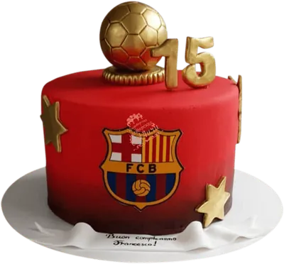 Торты на заказ | Алматы on Instagram: \"Наш эпичный торт для Айсултана😌 А  вам нравится футбольная команда «Барселона»? Внутри 2 кг тортика🥰 Цена  торта будет зависеть от выбранной начинки, от веса и
