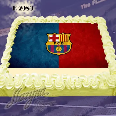 Торт для болельщика \"Барселоны\" | Торты на заказ в Одессе
