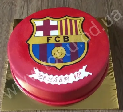 Детска торта с картинка \"Лого ФК Барселона\" K2989 • Laguna-bg.com |  Сладкарници Лагуна