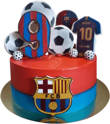 Съедобная Вафельная сахарная картинка на торт Футбол ФК Барселона 004.  Вафельная, Сахарная бумага, Для меренги, Шокотрансферная бумага.