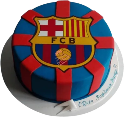 Торт фанату Барселоны. Купить торт для болельщика Барселоны на заказ