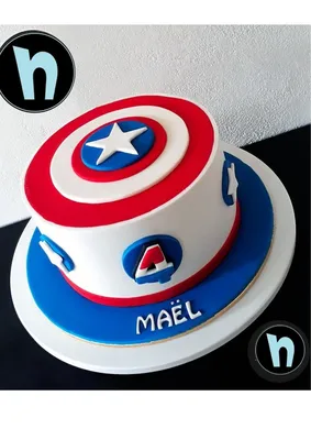 Captain America themed cake- avengers cake – CAKE N CHILL DUBAI