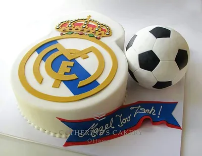 Тортюф — Торт футбольному фанату \"Реал Мадрид\"