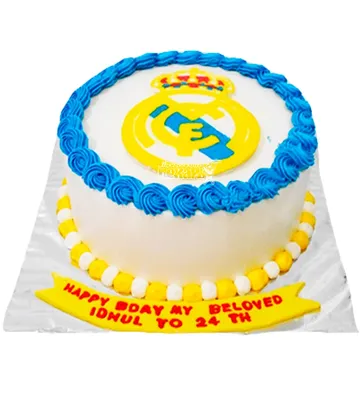 купить футбольный торт реал мадрид c бесплатной доставкой в  Санкт-Петербурге, Питере, СПБ