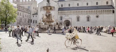 Trento, Italy. Panoramic cityscape image of historical city of Trento,  Trentino, Italy during beautiful sunrise. Stock Photo | Adobe Stock