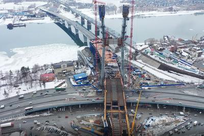 Завершено сооружение пилона четвертого моста в Новосибирске | Infopro54 -  Новости Новосибирска. Новости Сибири