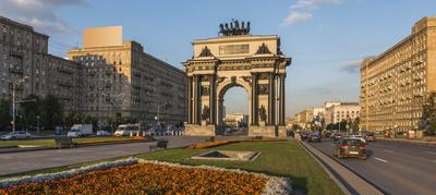 Триумфальная арка в Москве. фотография Stock | Adobe Stock