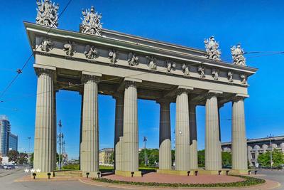 Триумфальные ворота в Москве / Чертежи архитектурных памятников, сооружений  и объектов - наглядная история архитектуры и стилей